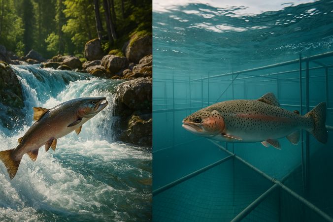 diferencias entre salmón y trucha asalmonada